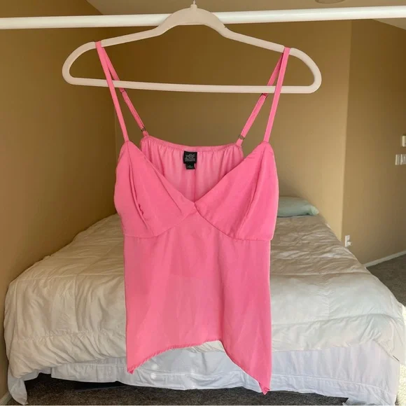 Wild Fable Hot Pink handkerchief top - Picture 4 of 7